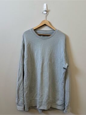 ZANEROBE men’s pullover crewneck sweatshirt - Greyish Blue XL